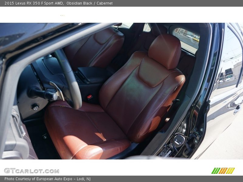 Obsidian Black / Cabernet 2015 Lexus RX 350 F Sport AWD