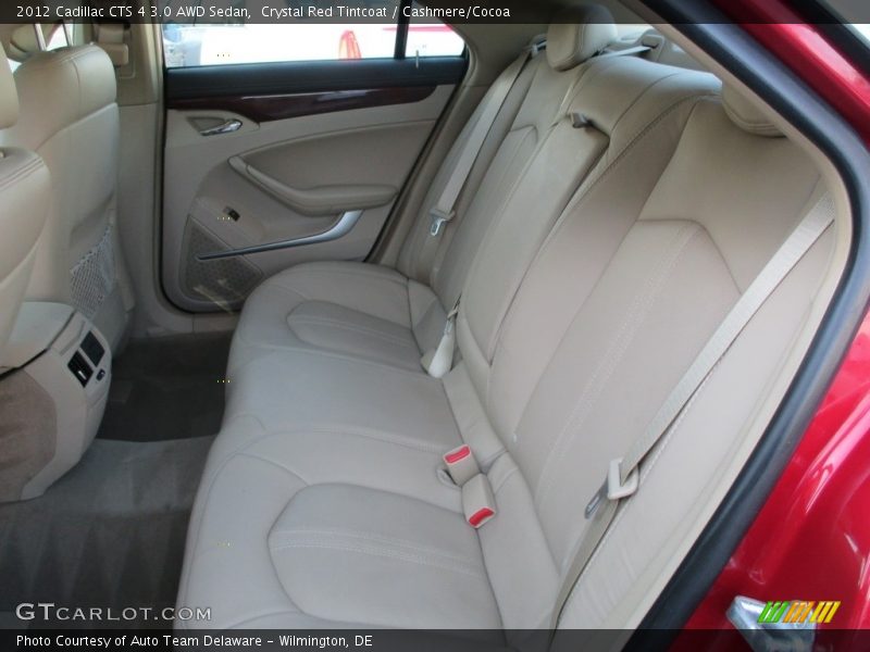 Crystal Red Tintcoat / Cashmere/Cocoa 2012 Cadillac CTS 4 3.0 AWD Sedan