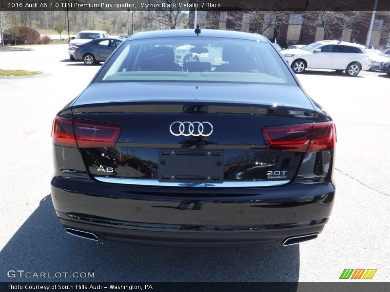 Mythos Black Metallic / Black 2016 Audi A6 2.0 TFSI Premium Plus quattro