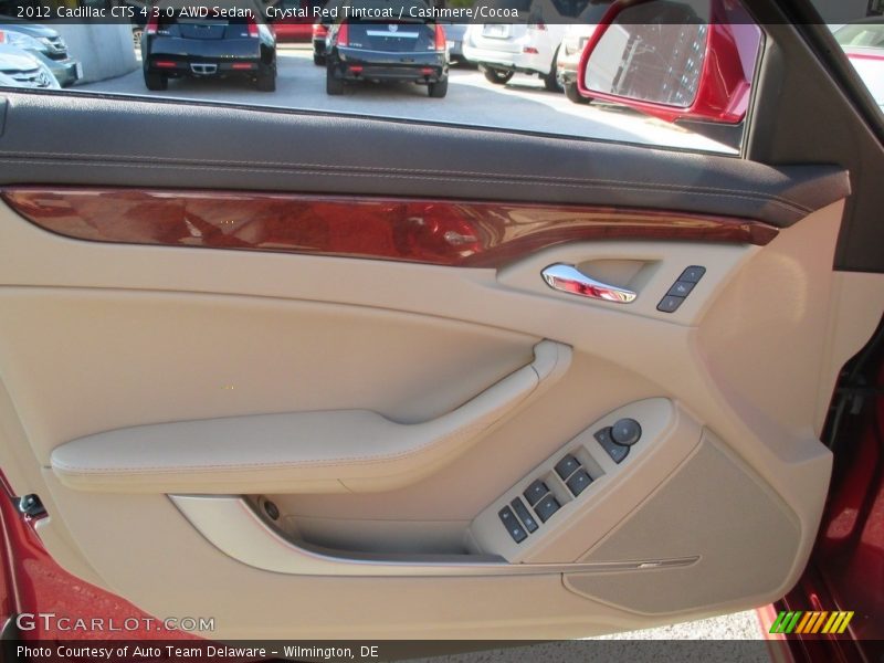 Crystal Red Tintcoat / Cashmere/Cocoa 2012 Cadillac CTS 4 3.0 AWD Sedan