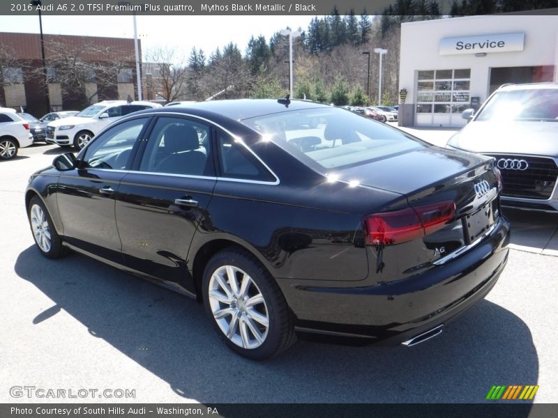 Mythos Black Metallic / Black 2016 Audi A6 2.0 TFSI Premium Plus quattro