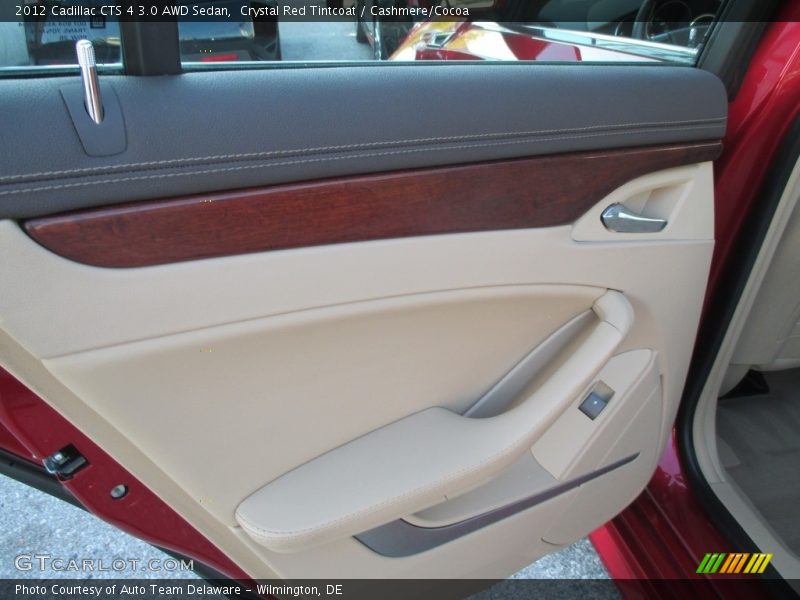 Crystal Red Tintcoat / Cashmere/Cocoa 2012 Cadillac CTS 4 3.0 AWD Sedan