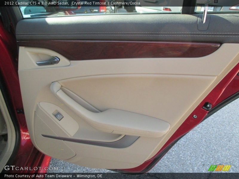 Crystal Red Tintcoat / Cashmere/Cocoa 2012 Cadillac CTS 4 3.0 AWD Sedan