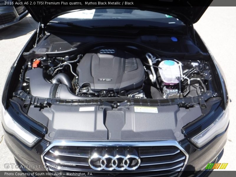 Mythos Black Metallic / Black 2016 Audi A6 2.0 TFSI Premium Plus quattro