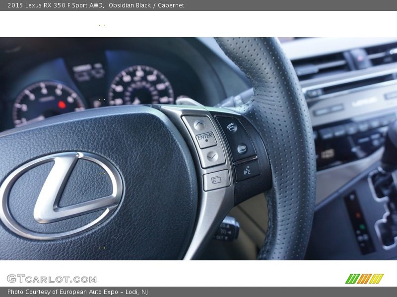 Obsidian Black / Cabernet 2015 Lexus RX 350 F Sport AWD
