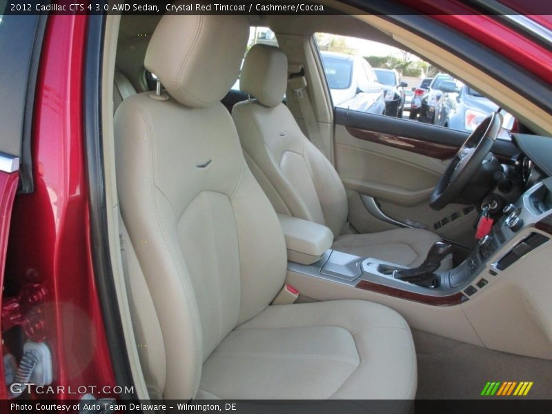 Crystal Red Tintcoat / Cashmere/Cocoa 2012 Cadillac CTS 4 3.0 AWD Sedan