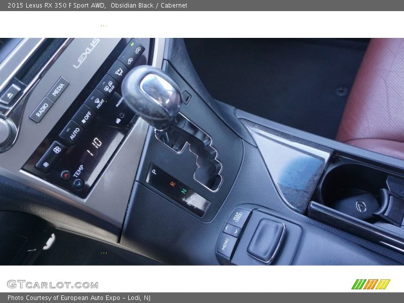 Obsidian Black / Cabernet 2015 Lexus RX 350 F Sport AWD