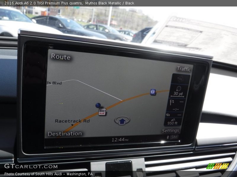 Mythos Black Metallic / Black 2016 Audi A6 2.0 TFSI Premium Plus quattro