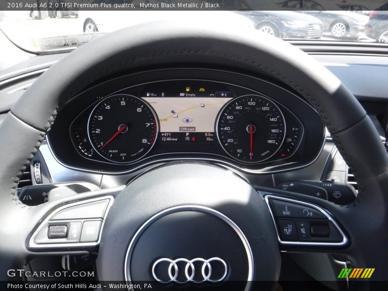 Mythos Black Metallic / Black 2016 Audi A6 2.0 TFSI Premium Plus quattro