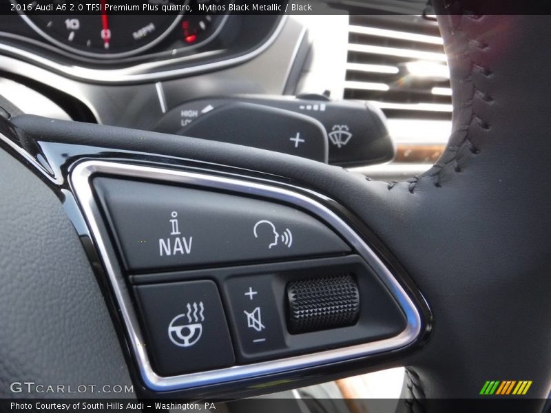 Mythos Black Metallic / Black 2016 Audi A6 2.0 TFSI Premium Plus quattro
