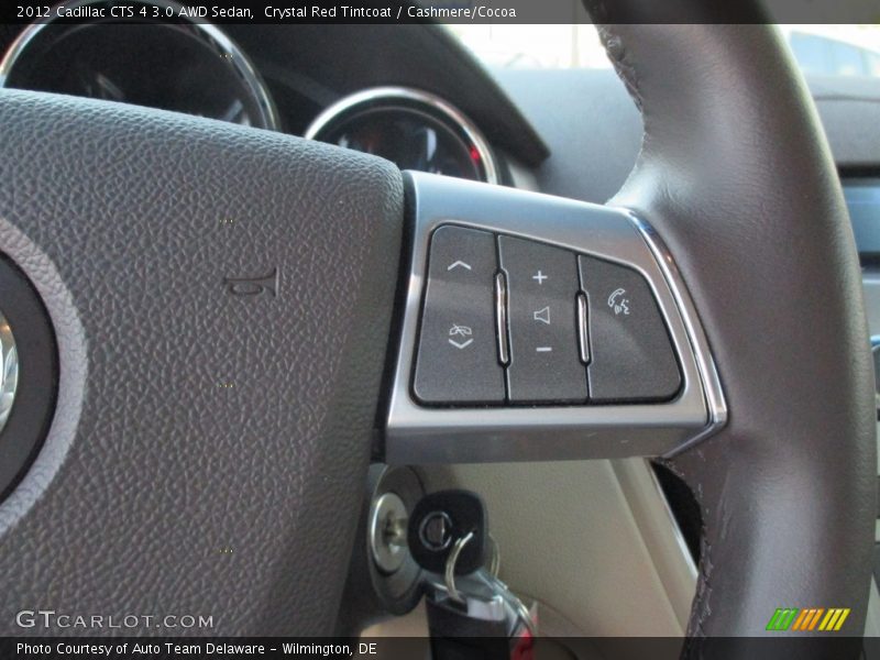 Crystal Red Tintcoat / Cashmere/Cocoa 2012 Cadillac CTS 4 3.0 AWD Sedan