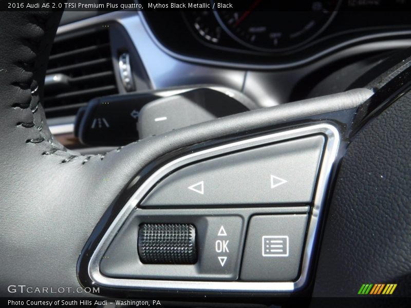 Mythos Black Metallic / Black 2016 Audi A6 2.0 TFSI Premium Plus quattro