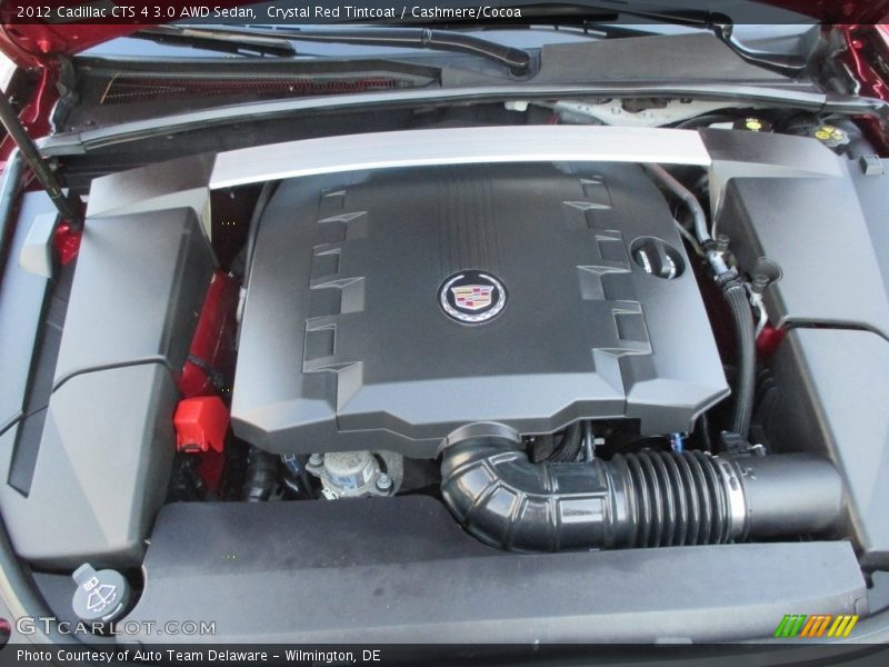 Crystal Red Tintcoat / Cashmere/Cocoa 2012 Cadillac CTS 4 3.0 AWD Sedan