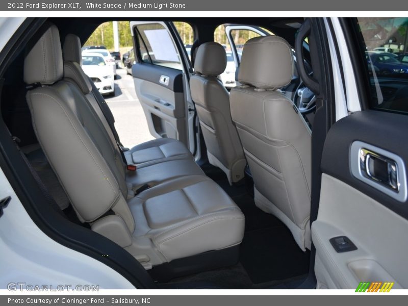 White Suede / Medium Light Stone 2012 Ford Explorer XLT