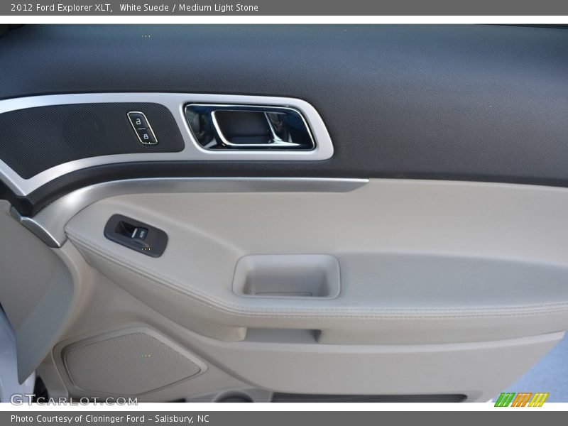 White Suede / Medium Light Stone 2012 Ford Explorer XLT