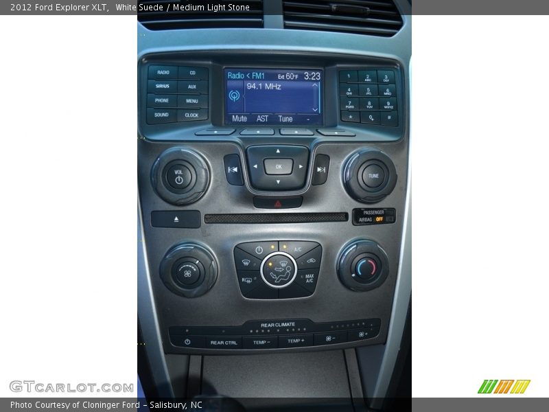 White Suede / Medium Light Stone 2012 Ford Explorer XLT