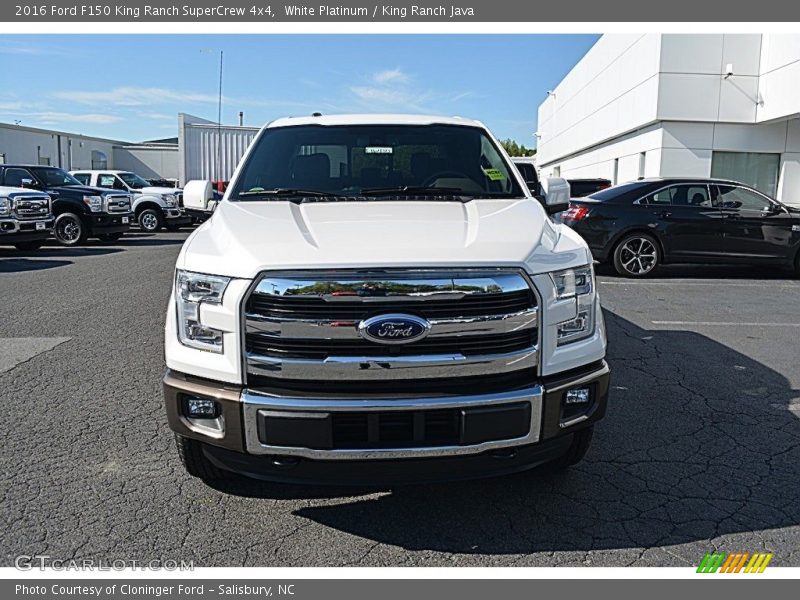 White Platinum / King Ranch Java 2016 Ford F150 King Ranch SuperCrew 4x4