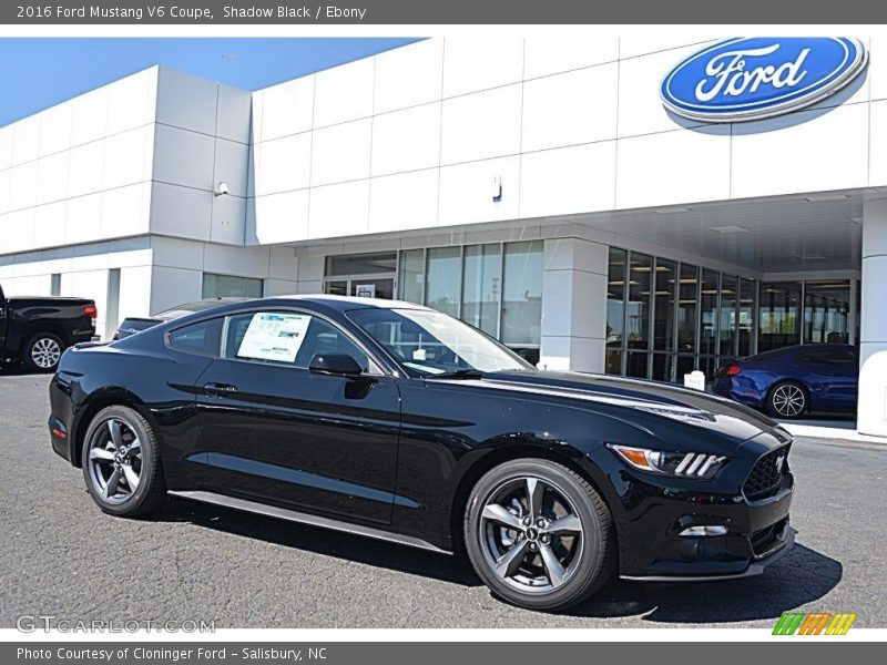 Shadow Black / Ebony 2016 Ford Mustang V6 Coupe