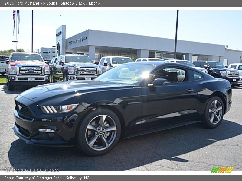 Shadow Black / Ebony 2016 Ford Mustang V6 Coupe