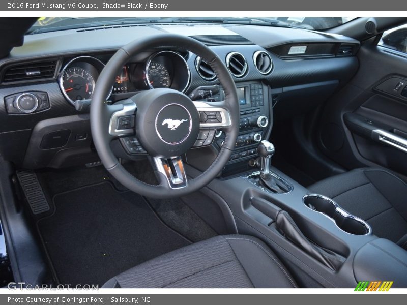 Shadow Black / Ebony 2016 Ford Mustang V6 Coupe