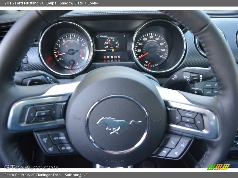 Shadow Black / Ebony 2016 Ford Mustang V6 Coupe