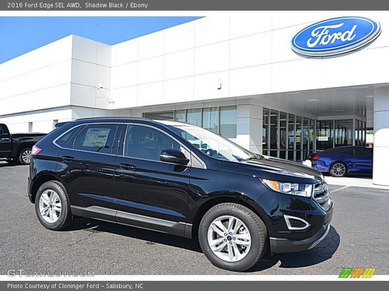 Shadow Black / Ebony 2016 Ford Edge SEL AWD