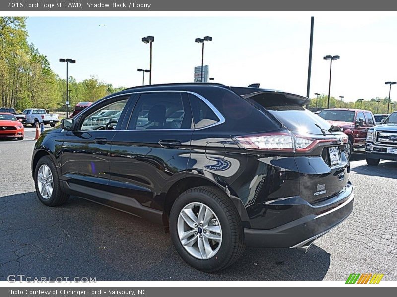 Shadow Black / Ebony 2016 Ford Edge SEL AWD