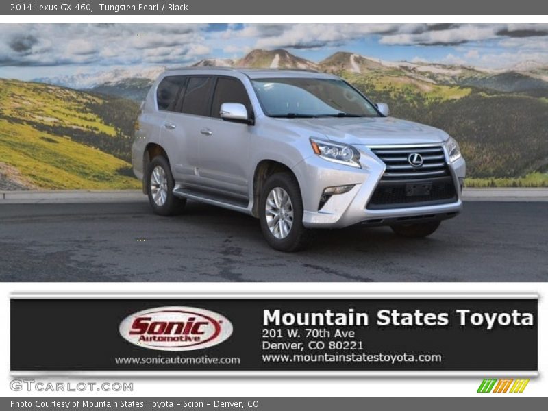 Tungsten Pearl / Black 2014 Lexus GX 460