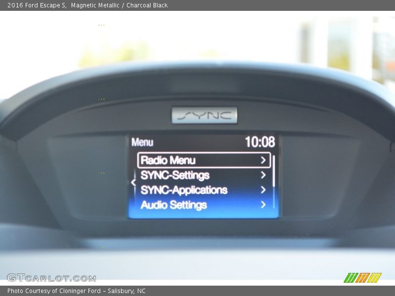 Magnetic Metallic / Charcoal Black 2016 Ford Escape S
