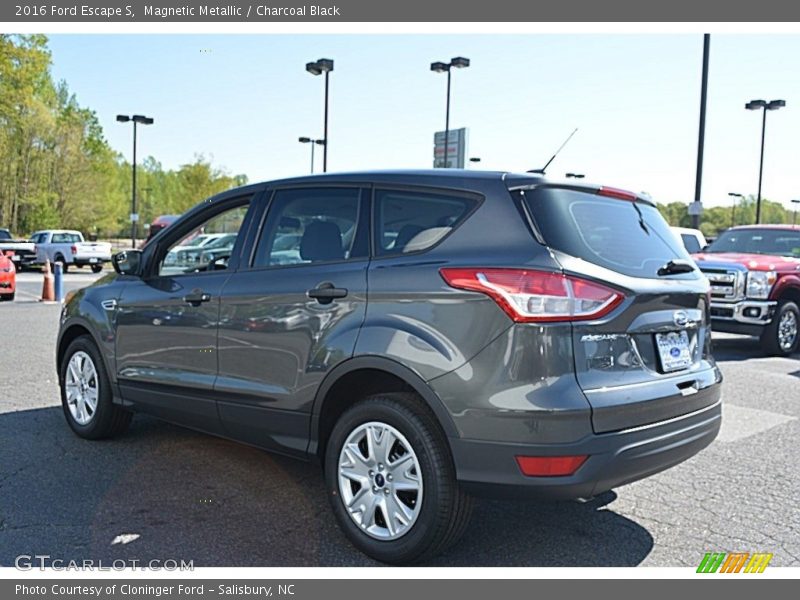 Magnetic Metallic / Charcoal Black 2016 Ford Escape S