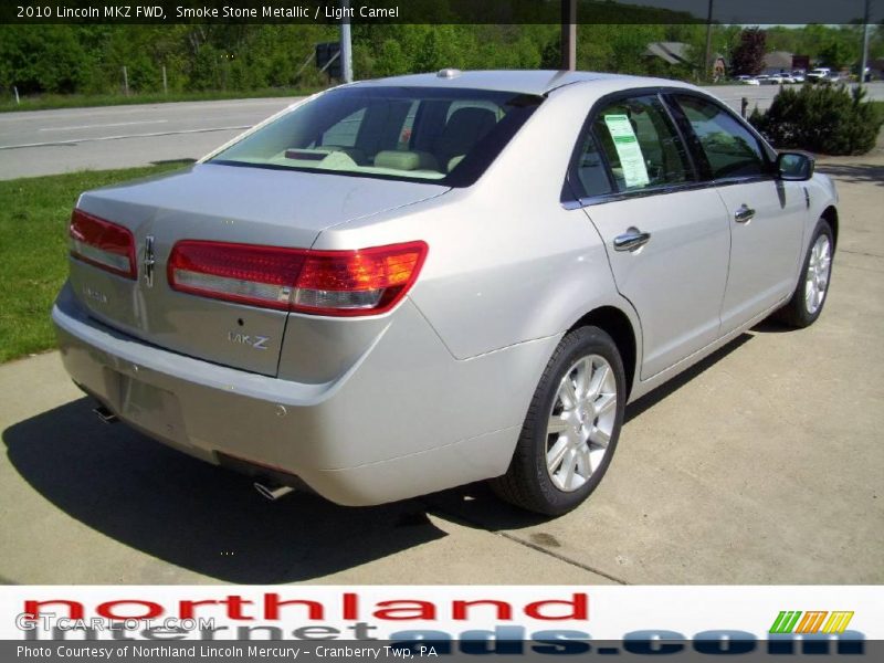Smoke Stone Metallic / Light Camel 2010 Lincoln MKZ FWD