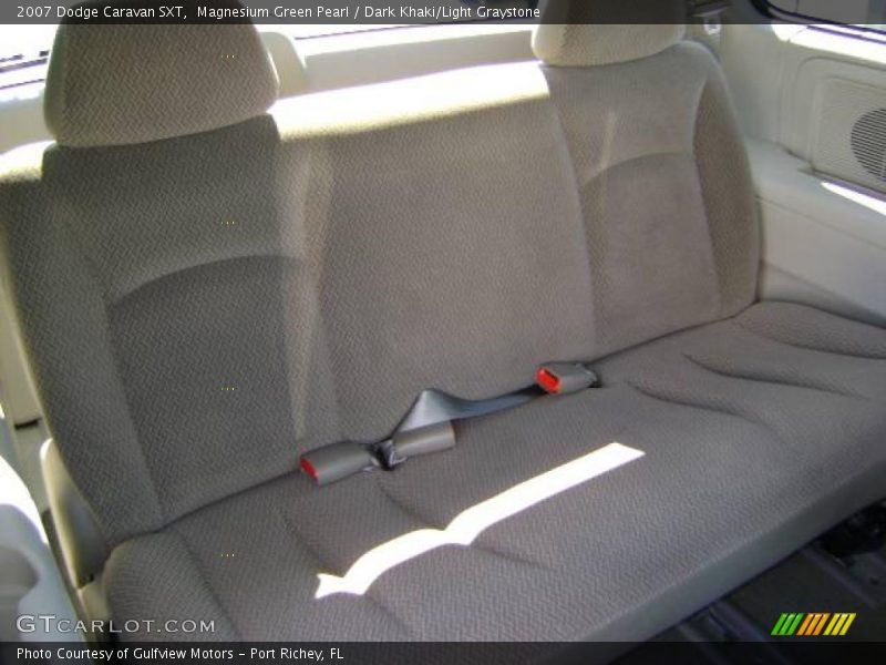 Magnesium Green Pearl / Dark Khaki/Light Graystone 2007 Dodge Caravan SXT