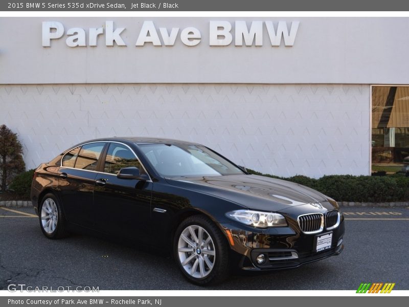 Jet Black / Black 2015 BMW 5 Series 535d xDrive Sedan