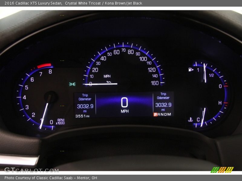  2016 XTS Luxury Sedan Luxury Sedan Gauges