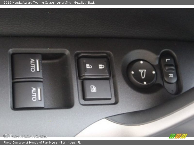 Lunar Silver Metallic / Black 2016 Honda Accord Touring Coupe