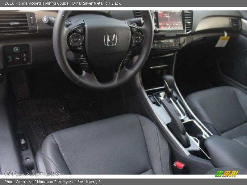 Lunar Silver Metallic / Black 2016 Honda Accord Touring Coupe