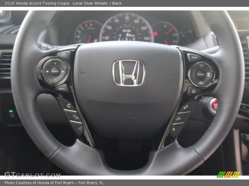 Lunar Silver Metallic / Black 2016 Honda Accord Touring Coupe
