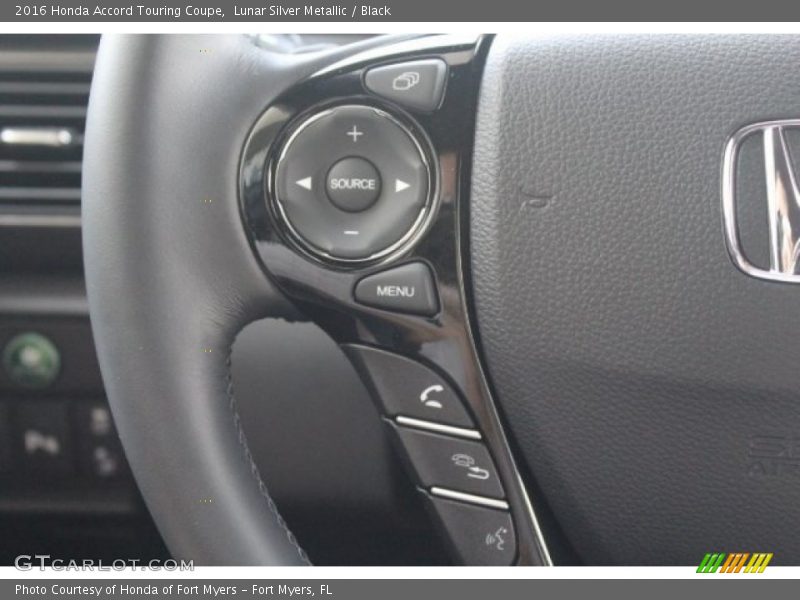 Lunar Silver Metallic / Black 2016 Honda Accord Touring Coupe