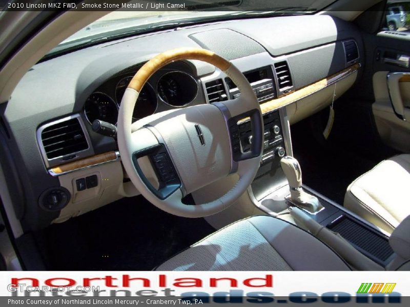 Smoke Stone Metallic / Light Camel 2010 Lincoln MKZ FWD