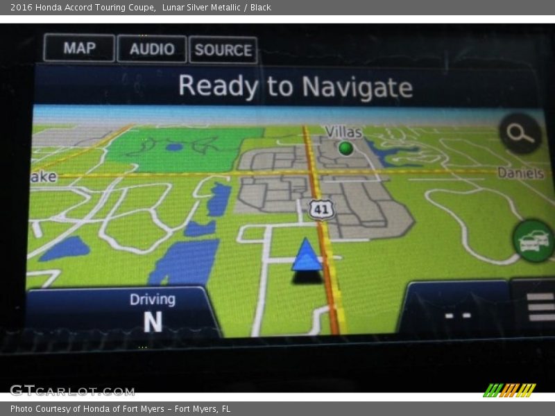 Lunar Silver Metallic / Black 2016 Honda Accord Touring Coupe
