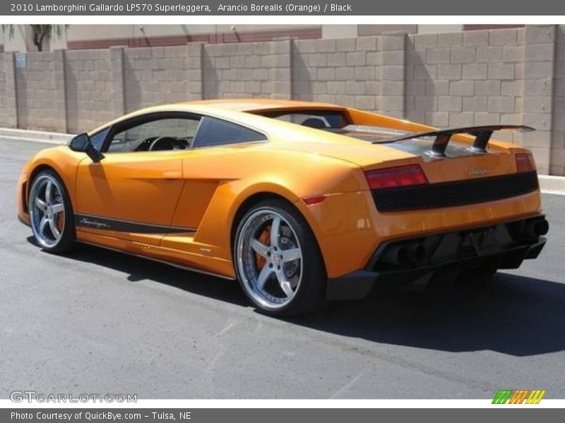 Arancio Borealis (Orange) / Black 2010 Lamborghini Gallardo LP570 Superleggera