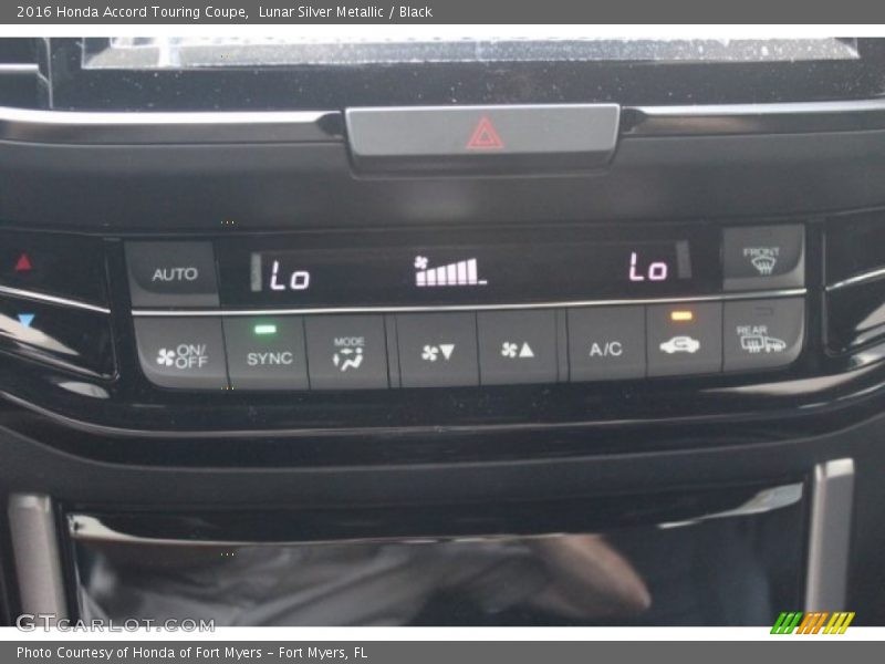 Lunar Silver Metallic / Black 2016 Honda Accord Touring Coupe