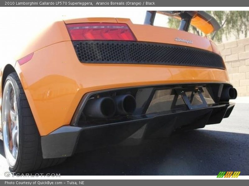 Arancio Borealis (Orange) / Black 2010 Lamborghini Gallardo LP570 Superleggera
