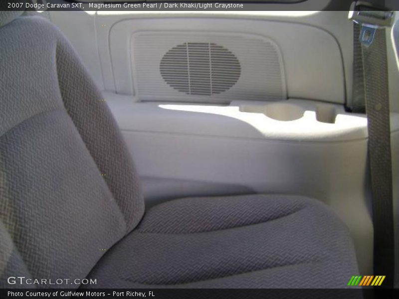 Magnesium Green Pearl / Dark Khaki/Light Graystone 2007 Dodge Caravan SXT