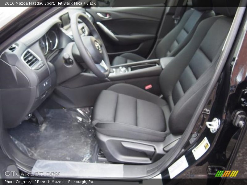 Jet Black Mica / Black 2016 Mazda Mazda6 Sport