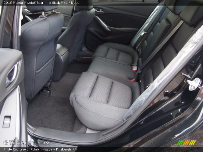 Jet Black Mica / Black 2016 Mazda Mazda6 Sport