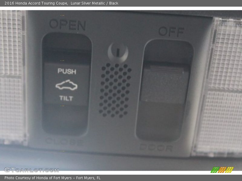 Lunar Silver Metallic / Black 2016 Honda Accord Touring Coupe