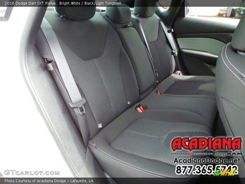 Bright White / Black/Light Tungsten 2016 Dodge Dart SXT Rallye