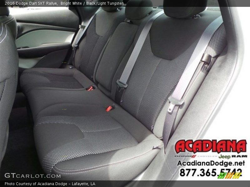 Bright White / Black/Light Tungsten 2016 Dodge Dart SXT Rallye