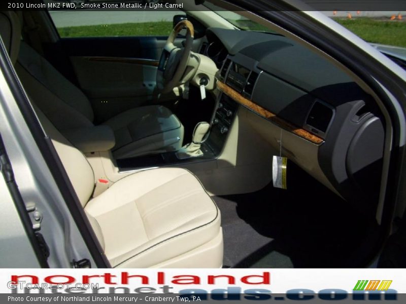 Smoke Stone Metallic / Light Camel 2010 Lincoln MKZ FWD